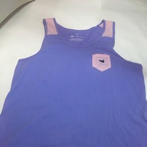 Seersucker and Cotten Southern Marsh Tank Top